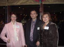 Прием Посла Канады 28 сентября 2006г. — Нина Жадан, Олег и Ольга Сухановские