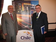 Деловой завтрак «Чили сегодня» — Директор Торгпредства при Посольстве Чили в России г-н Фернандо Беллони и Посол Чили в России г-н Аугусто Парра
