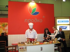 World Food Moscow 2007 — Дегустация на стенде компании «Продко»