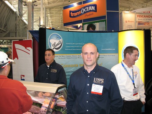 International Boston Seafood Show 2007. Lund's Fisheries Inc. Вайн Ричл (Wayne Reichle) рассказывает о компании